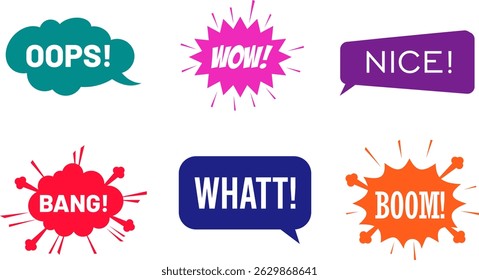 Speech bubbles doodle. Comic speech bubble. Hand drawn conversation clouds