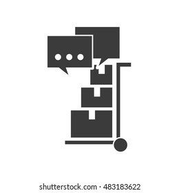 speech bubbles with finance icon vector illustration design