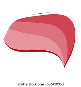 Speech bubbles glass infographic vector illustration