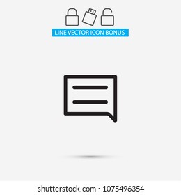 Speech bubbles icon