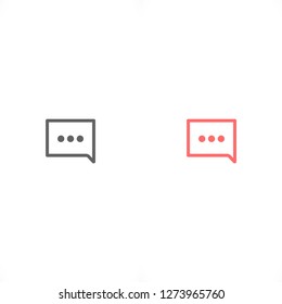 Speech bubbles icon