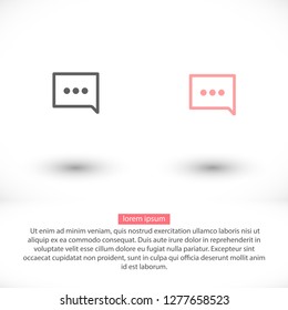 Speech bubbles icon