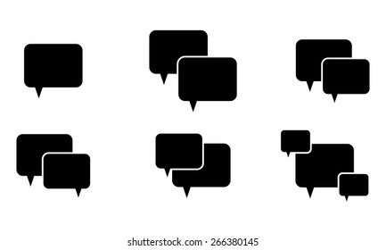 Speech bubbles icon