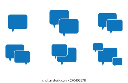 Speech bubbles icon