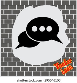 Speech bubbles icon