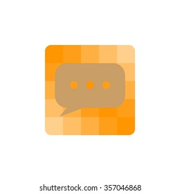 Speech bubbles icon.