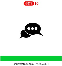 Speech bubbles icon.