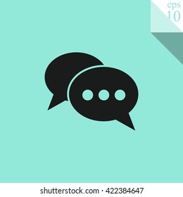 Speech bubbles Icon.