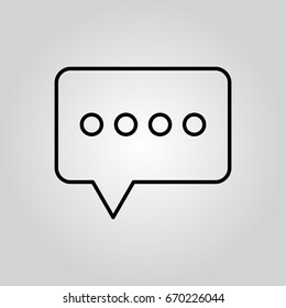 Speech bubbles icon