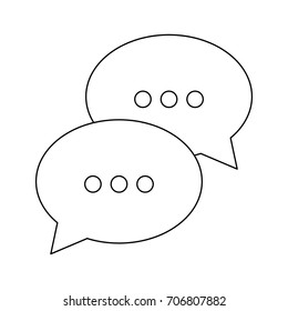 speech bubbles icon
