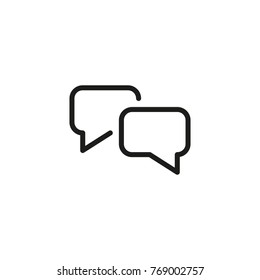 Speech bubbles icon