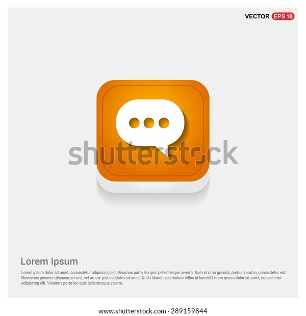 Speech Bubbles Icon Chat Icon Abstract Stock Vector Royalty Free