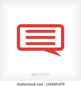 Speech Bubbles Icon. Chat pictogram icon stock vector illustration