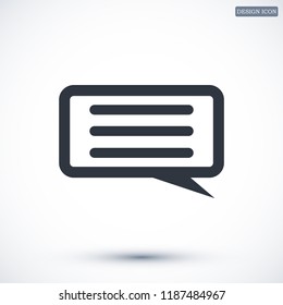 Speech Bubbles Icon. Chat pictogram icon stock vector illustration