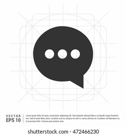 Speech Bubbles Icon. Chat pictogram icon