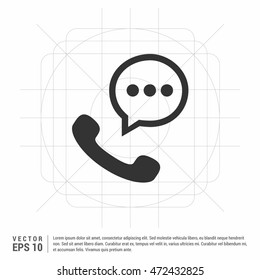 Speech Bubbles Icon. Chat pictograph icon,