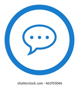 Speech bubbles Icon, flat design style