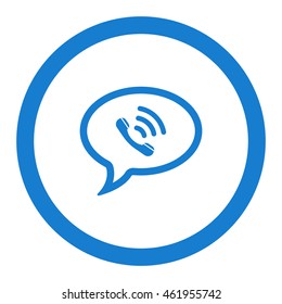 Speech bubbles Icon, flat design style