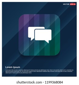 Speech bubbles icon - Free vector icon