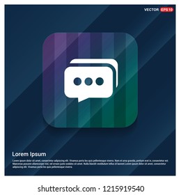 Speech bubbles icon - Free vector icon