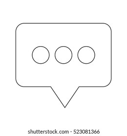 Speech bubbles icon illustration design