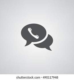 Speech bubbles icon illustration isolated vector sign symbol