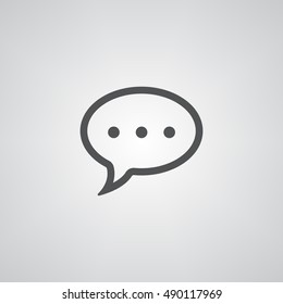 Speech bubbles icon illustration isolated vector sign symbol