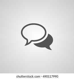 Speech bubbles icon illustration isolated vector sign symbol