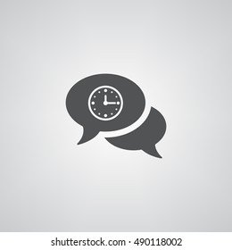 Speech bubbles icon illustration isolated vector sign symbol