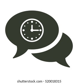 Speech bubbles icon illustration isolated vector sign symbol