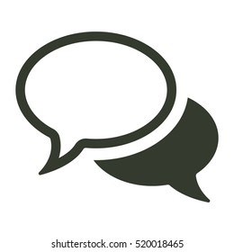 Speech bubbles icon illustration isolated vector sign symbol