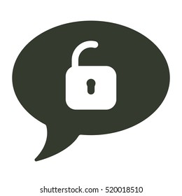 Speech bubbles icon illustration isolated vector sign symbol