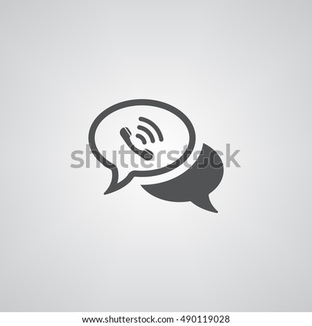 Speech bubbles icon illustration isolated vector sign symbol