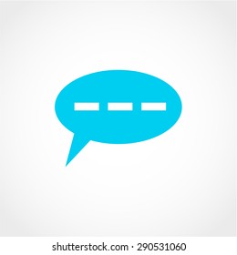 Speech Bubbles Icon Isolated on White Background