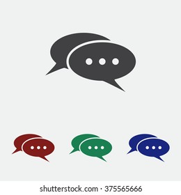 Speech bubbles Icon JPG