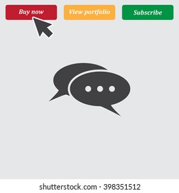 Speech bubbles Icon JPG