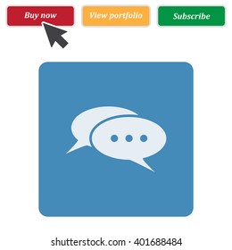 Speech bubbles Icon JPG