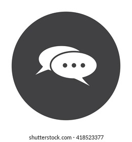 Speech bubbles Icon JPG