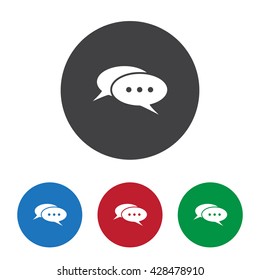 Speech bubbles Icon JPG