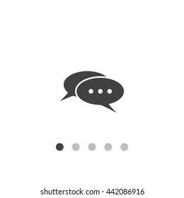 Speech bubbles Icon JPG