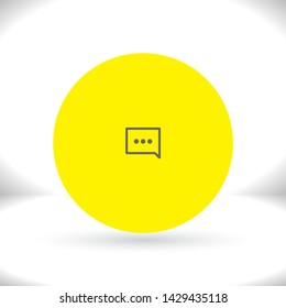 Speech bubbles icon . Lorem Ipsum Illustration design