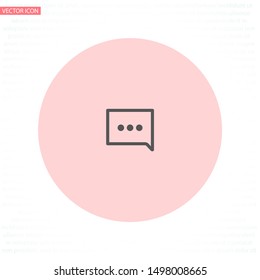 Speech bubbles icon . Lorem Ipsum Illustration design