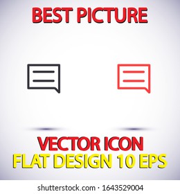 Speech bubbles icon . Lorem Ipsum Illustration design