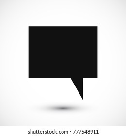 Speech bubbles icon, stock vector illustration flat design style