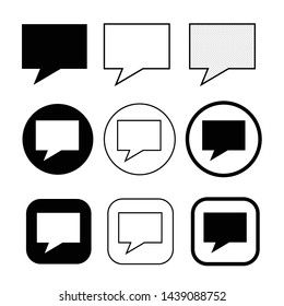 speech bubbles icon symbol sign