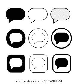 speech bubbles icon symbol sign