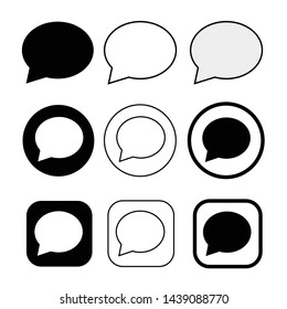 speech bubbles icon symbol sign