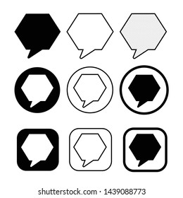 speech bubbles icon symbol sign
