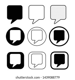 speech bubbles icon symbol sign