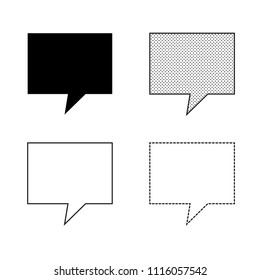 Speech bubbles Icon vector
